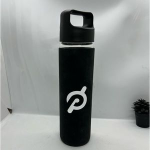 Peloton Glass Hydration Travel Workout Water Bottle Holds 16oz EUC